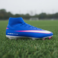 Nike Zoom Mercurial Superfly 10 Academy Grass/Artificial Grass Football Boots (MG) Blue White Hot Pink