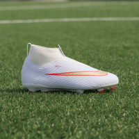 Nike Mercurial Superfly 11 Academy Grass/Artificial Grass Football Boots (MG) Kids White Bright Red Gold