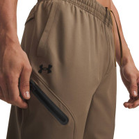 Under Armour Unstoppable Woven Trainingspak Lichtgrijs Bruin Zwart