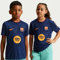 Nike FC Barcelona Pre-Match Trainingsshirt 2026-2027 Kids Blauw Rood Geel