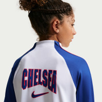 Nike Chelsea Strike Training sweater 1/4-Zip 2026-2027 Kids White Blue