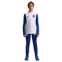 Nike Chelsea Strike Training sweater 1/4-Zip 2026-2027 Kids White Blue
