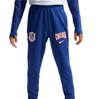 Nike Chelsea Strike Trainingspak 1/4-Zip 2026-2027 Kids Wit Blauw