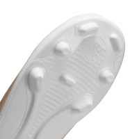 Nike Mercurial Superfly 11 Mbappé Club Gras / Kunstgras Voetbalschoenen (MG) Peuters/Kleuters Goud Groen Wit