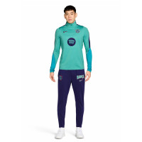 Survêtement Nike FC Barcelona Strike 1/4-Zip 2026-2027 Turquoise clair Bleu foncé