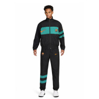 Nike FC Barcelona Repel Woven Trainingspak 1996 Zwart Lichtgroen Goudgeel