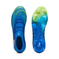 PUMA Future 9 Ultimate Gras Voetbalschoenen (FG) Blauw Luminous Blue Lime