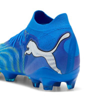 PUMA Future 9 Ultimate Gras Voetbalschoenen (FG) Blauw Luminous Blue Lime