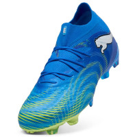PUMA Future 9 Ultimate Gras Voetbalschoenen (FG) Blauw Luminous Blue Lime