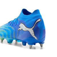 PUMA Future 9 Ultimate IJzeren-Nop Voetbalschoenen (SG) Blauw Luminous Blue Lime