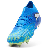 PUMA Future 9 Ultimate IJzeren-Nop Voetbalschoenen (SG) Blauw Luminous Blue Lime