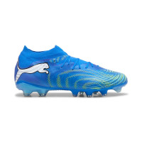 PUMA Future 9 Pro Gras / Kunstgras Voetbalschoenen (MG) Blauw Luminous Blue Lime