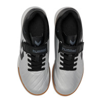 hummel TOP STAR VC 2.0 Indoor Football Boots (IN) Kids Silver Black