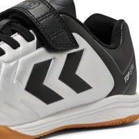 hummel TOP STAR VC 2.0 Indoor Football Boots (IN) Kids Silver Black