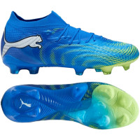 PUMA Future 9 Ultimate Gras Voetbalschoenen (FG) Blauw Luminous Blue Lime