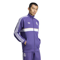 adidas Real Madrid Originals Trainingspak Full-Zip Paars Wit Oranje