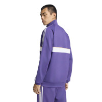 adidas Real Madrid Originals Trainingspak Full-Zip Paars Wit Oranje