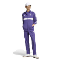 adidas Real Madrid Originals Trainingspak Full-Zip Paars Wit Oranje