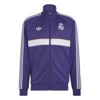adidas Real Madrid Originals Training Jacket Purple White Orange