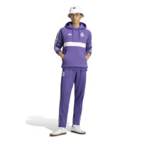 adidas Real Madrid Originals Tracksuit Hooded Purple White Orange