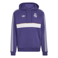 adidas Real Madrid Originals Tracksuit Hooded Purple White Orange