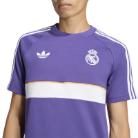 adidas Real Madrid Originals T-Shirt Paars Wit Oranje