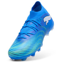 PUMA Future 9 Match Grass/Artificial Grass Football Boots (MG) Blue Luminous Blue Lime