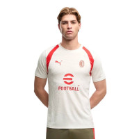 PUMA AC Milan Training Shirt 2026-2027 Light Grey Red