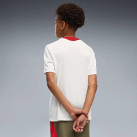 PUMA AC Milan Trainingsshirt 2026-2027 Kids Lichtgrijs Rood
