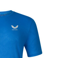 Castore Adapt All Over Print Training Shirt Bright Blue White