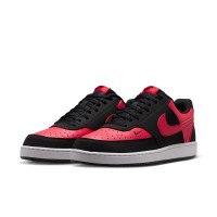 Nike Court Vision Low Sneakers Zwart Rood Rood Wit