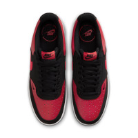 Nike Court Vision Low Sneakers Zwart Rood Rood Wit