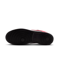 Nike Court Vision Low Sneakers Zwart Rood Rood Wit