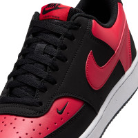 Nike Court Vision Low Sneakers Zwart Rood Rood Wit