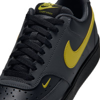 Nike Court Vision Low Sneakers Dark Grey Yellow Black