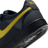 Nike Court Vision Low Sneakers Dark Grey Yellow Black