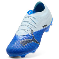 PUMA Ultra Nitro 7 Match Grass/Artificial Grass Football Boots (MG) Light Blue Blue Lime