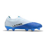 PUMA Ultra Nitro 7 Match Veterloze Gras / Kunstgras Voetbalschoenen (MG) Lichtblauw Blauw Lime