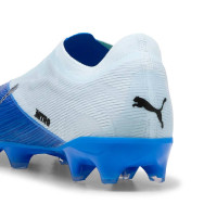 PUMA Ultra Nitro 7 Match Veterloze Gras / Kunstgras Voetbalschoenen (MG) Lichtblauw Blauw Lime