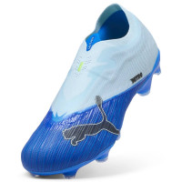 PUMA Ultra Nitro 7 Match Veterloze Gras / Kunstgras Voetbalschoenen (MG) Lichtblauw Blauw Lime