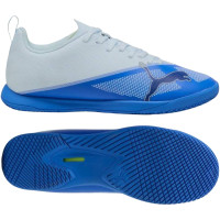 PUMA Ultra 7 Play Zaalvoetbalschoenen (IN) Kids Lichtblauw Blauw Lime