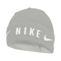 Nike Dri-FIT Lightweight Knit Gevoerde Muts Lichtgrijs Wit