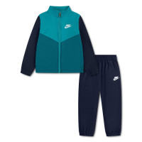 Survêtement Nike Lifestyle Essentials pour tout-petits, turquoise, bleu foncé, blanc