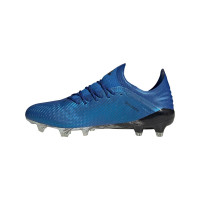 adidas X 19.1 Gras Voetbalschoenen (FG) Blauw Wit Zwart