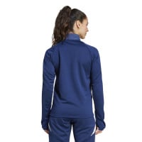 adidas Tiro 24 Winterized Trainingstrui 1/4-Zip Dames Donkerblauw Wit