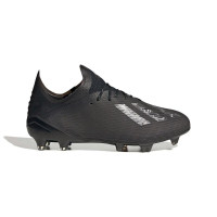 adidas X 19.1 Gras Voetbalschoenen (FG) Zwart Zilver