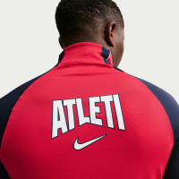 Nike Atletico Madrid Strike Trainingspak 1/4-Zip 2026-2027 Rood Donkerblauw Wit