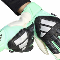 adidas Predator Match Fingersave Keepershandschoenen Zwart Mintgroen Zilver