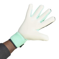 adidas Predator Pro Strap Goalkeeper Gloves Black Mint Green Silver