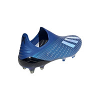adidas X 19+ Gras Voetbalschoenen (FG) Blauw Wit Zwart